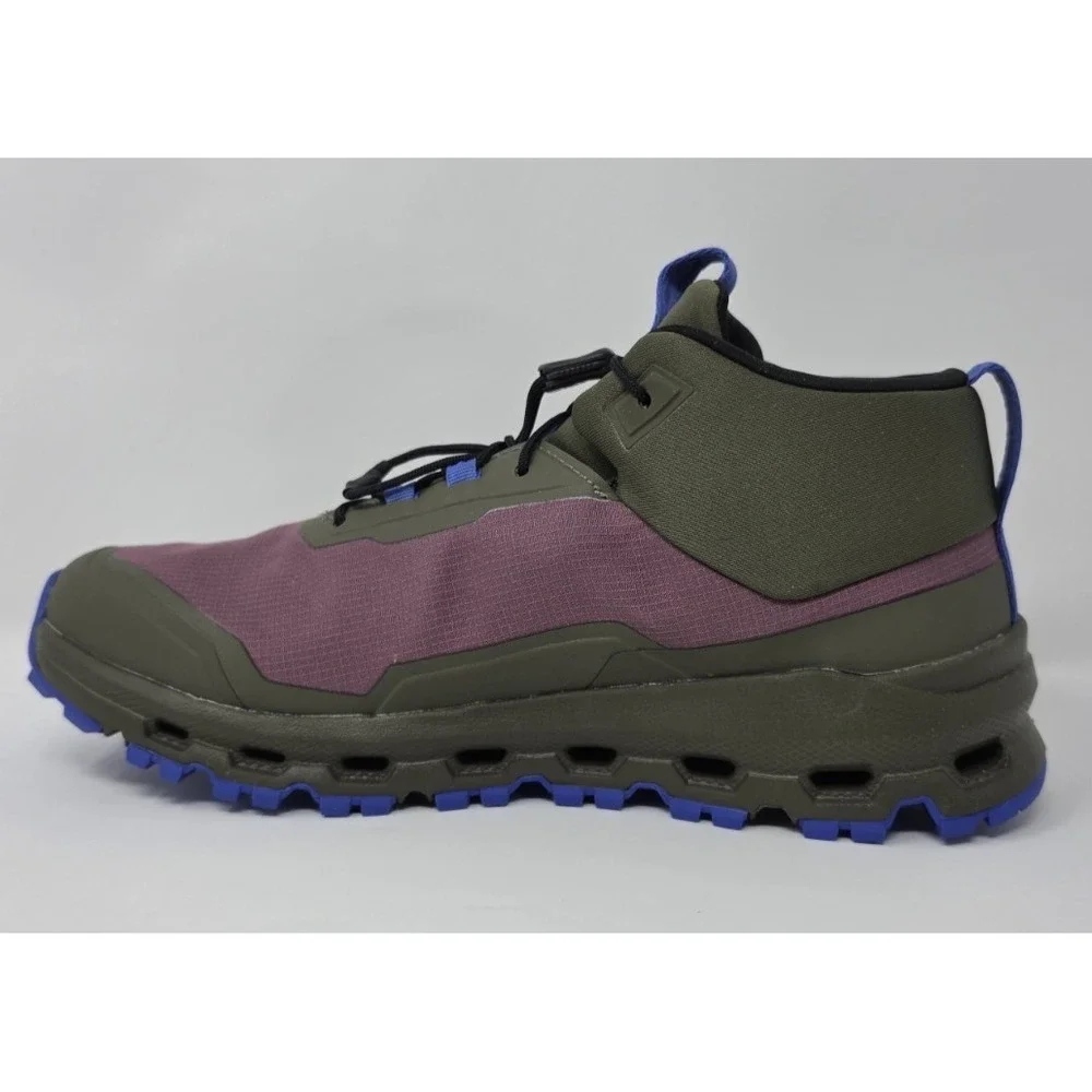 On Cloudhero Mid Waterproof  Size Youth 5 Shoe Cherry/Olive NWB